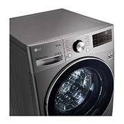 LG 15KG | Front Load Washer | AI DD™ | ThinQ™ | TurboWash™, F0L9DYP2S - Left Perspective Detail, F0L9DYP2S, thumbnail 7
