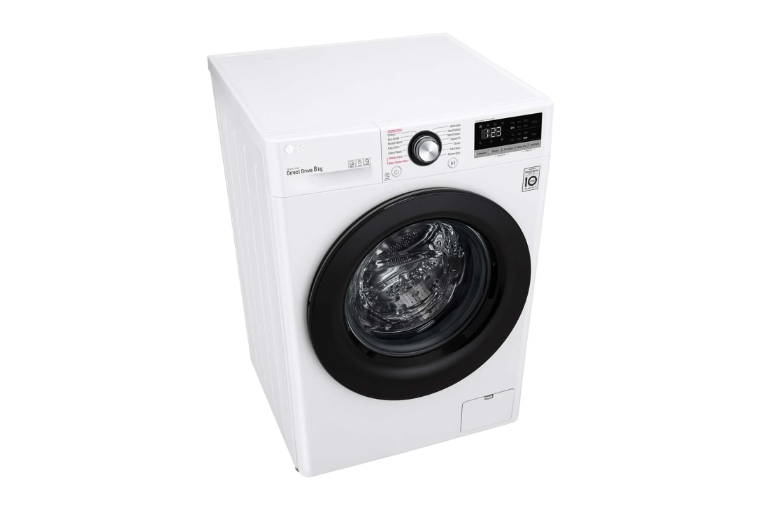 LG F4V5RGP2T Washing Machine: Advanced Laundry Care, Right Top Perspective1, F4V3TNP6WE, thumbnail 8