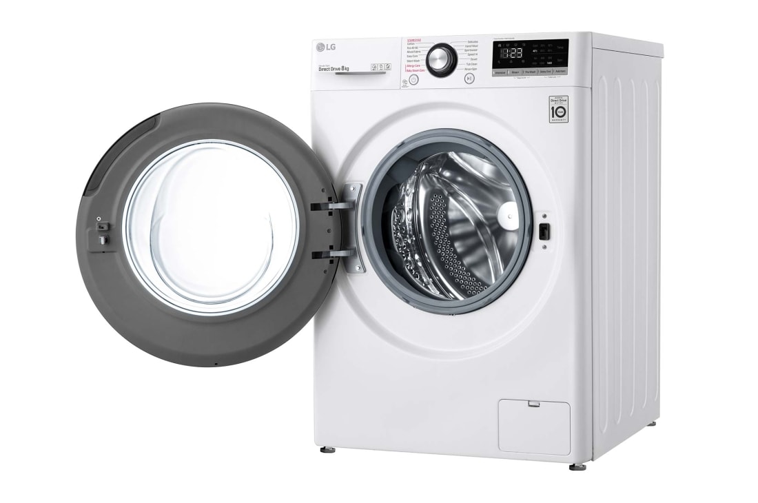 LG F4V5RGP2T Washing Machine: Advanced Laundry Care, Right Open, F4V3TNP6WE, thumbnail 12