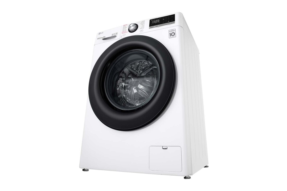 LG F4V5RGP2T Washing Machine: Advanced Laundry Care, Right Perspective, F4V3TNP6WE, thumbnail 13