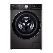 LG 12kg/8kg | Front Load Washer/Dryer | AI DD™ | Steam™ | TurboWash™, front view, F4V9BDP2EE, thumbnail 1
