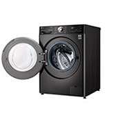 LG 12kg | Front Loader Washer | AI DD™ | Steam™ | TurboWash™, right open, F4V9BWP2EE, thumbnail 12