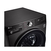 LG 12kg | Front Loader Washer | AI DD™ | Steam™ | TurboWash™, top left panel detail, F4V9BWP2EE, thumbnail 3