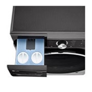 LG 12kg | Front Loader Washer | AI DD™ | Steam™ | TurboWash™, top drawer open detail, F4V9BWP2EE, thumbnail 7