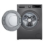 LG 8kg | Front Load Washer | AI DD™ | Allergy Care | Stain Care, front open, F2T2TYM1S, thumbnail 2