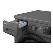 LG 8 Kg | Front Load Washing Machine | AI DD™ | Steam™ |, Washing Machine Top Perspective View, F4J3TYG6J, thumbnail 5