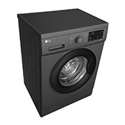 LG 8 Kg | Front Load Washing Machine | AI DD™ | Steam™ |, Washing Machine Top Perspective View1, F4J3TYG6J, thumbnail 6