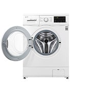 LG 7 Kg | Front Load Washing Machine | Inverter DD | Steam™ |Smart Diagnosis™, Front open door view, FH2J3QDNG0P, thumbnail 2