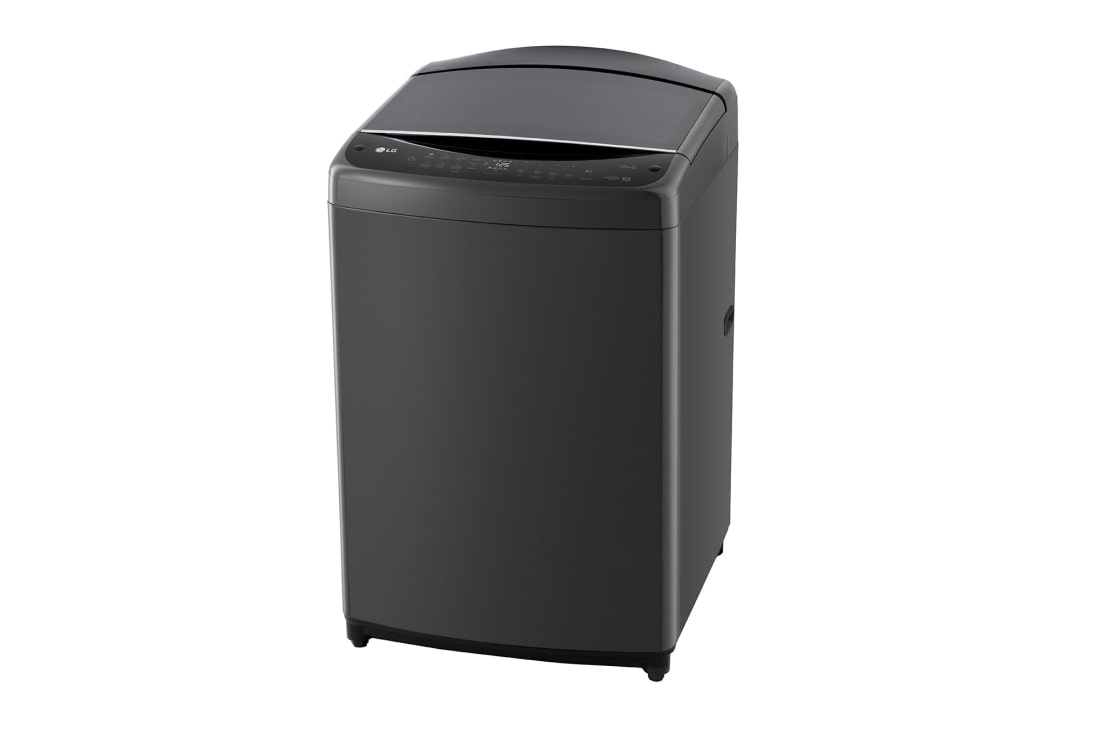 LG 19kg | Top Load Washer | Inverter Direct Drive | AI DD™ | 6 Motion |TurboDrum™ , Left Side View, T19H3SDHT2, thumbnail 7