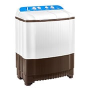 LG 8kg | TwinTub Washer| Roller Jet Pulsator | 3 Wash Program | Wind Jet Dry, Left side view, P961RONL, thumbnail 6