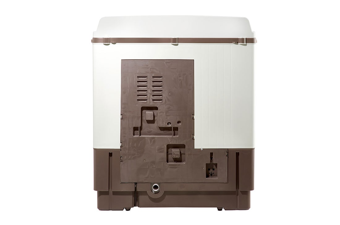 LG 8kg | TwinTub Washer| Roller Jet Pulsator | 3 Wash Program | Wind Jet Dry, Back view, P1401RONL, thumbnail 10