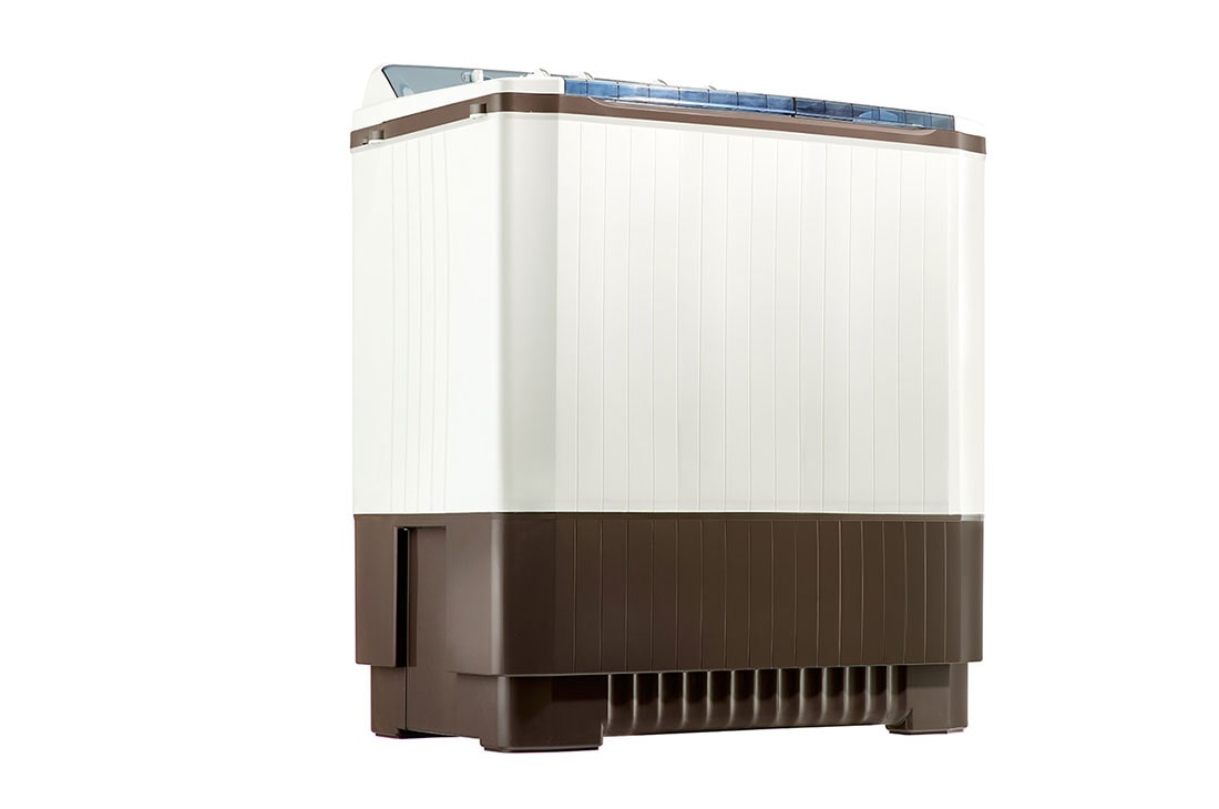 LG 8kg | TwinTub Washer| Roller Jet Pulsator | 3 Wash Program | Wind Jet Dry, Perspective view, P1401RONL, thumbnail 7