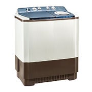 LG 8kg | TwinTub Washer| Roller Jet Pulsator | 3 Wash Program | Wind Jet Dry, Left side view, P1401RONL, thumbnail 5