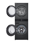LG 13Kg/10Kg | WashTower | Front Load Washer/Dryer |Smart Pairing™| AI DD™ | TurboWash™ 360, Front open , WT1311PB, thumbnail 3