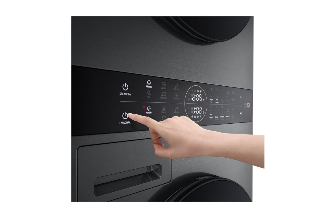 LG 13Kg/10Kg | WashTower | Front Load Washer/Dryer |Smart Pairing™| AI DD™ | TurboWash™ 360, Led, WT1311PB, thumbnail 9