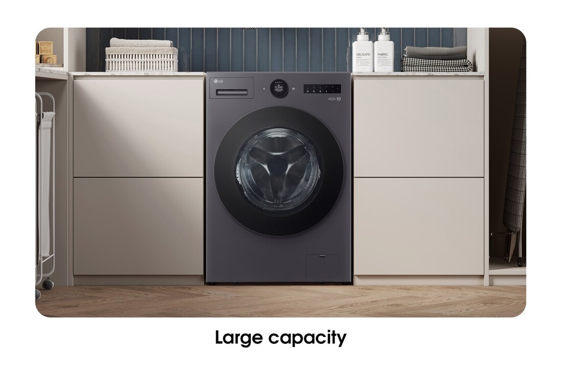 LG 15/8 Kg Wash and Dry Essence Graphite Washer, F0Z6DRP24, F0Z6DRP24, thumbnail 11