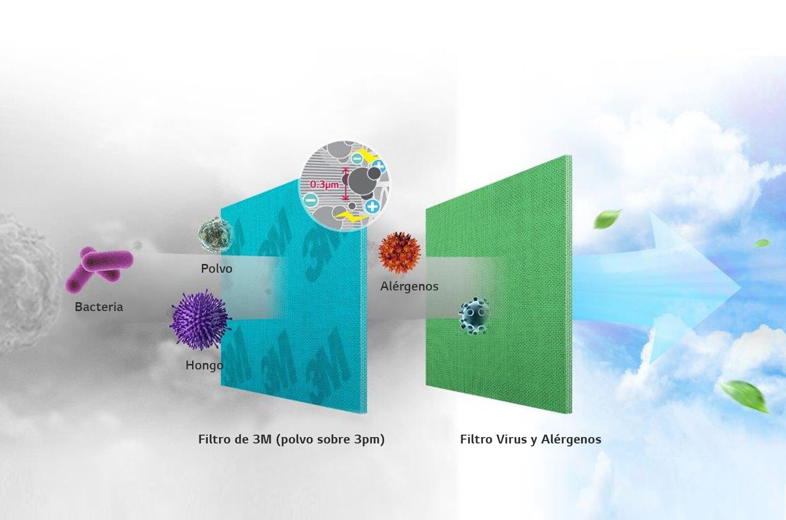 FILTRO MULTIPROTECCIÓN 3M TECH LG
