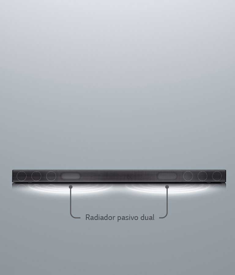 Radiador pasivo dual, sonido envolvente2