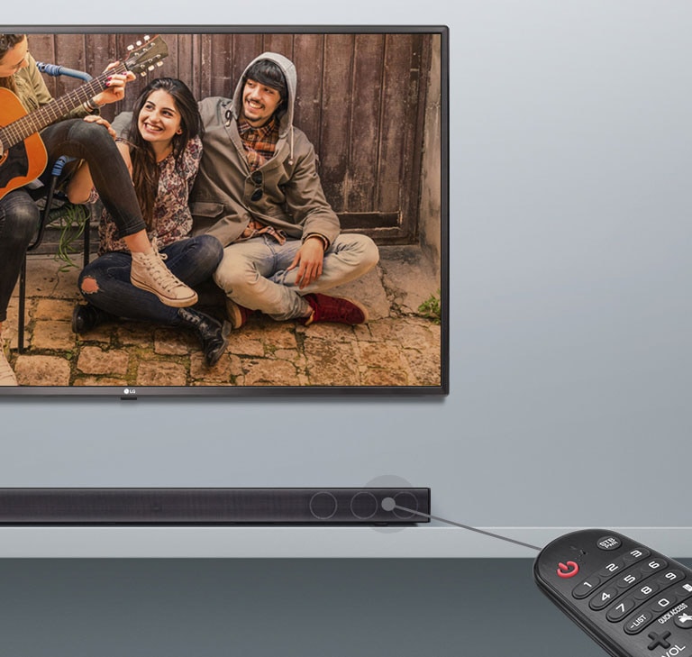 Contrólalo con el control remoto del TV2