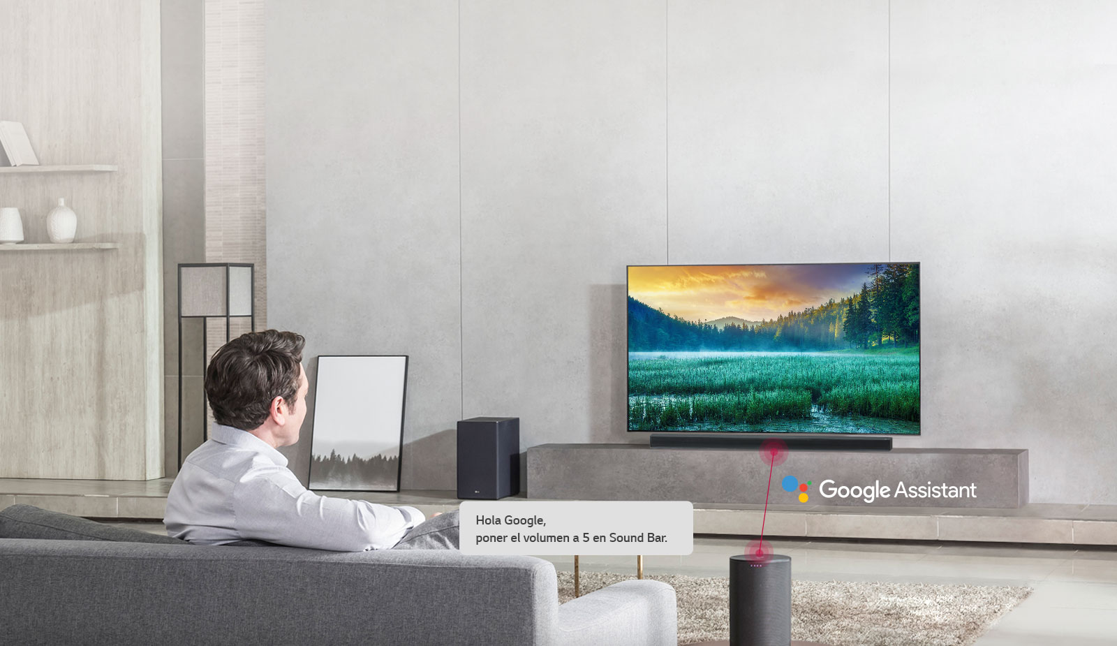 Funciona con Google Asistant<br>1