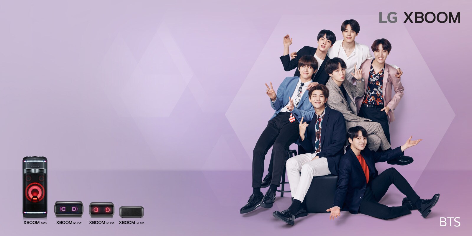 BTS presenta la líneas OK y PK de parlantes LG XBOOM | LG Ecuador