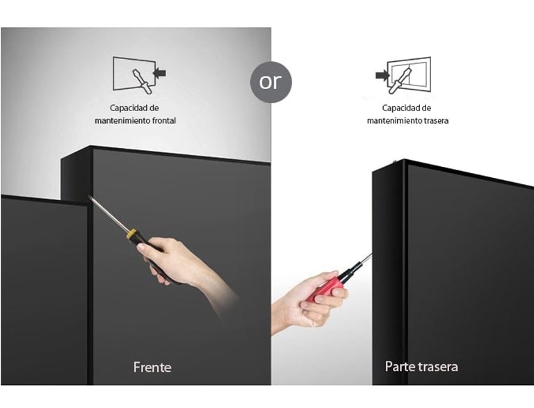 Capacidad de Mantenimiento Frontal o Trasero