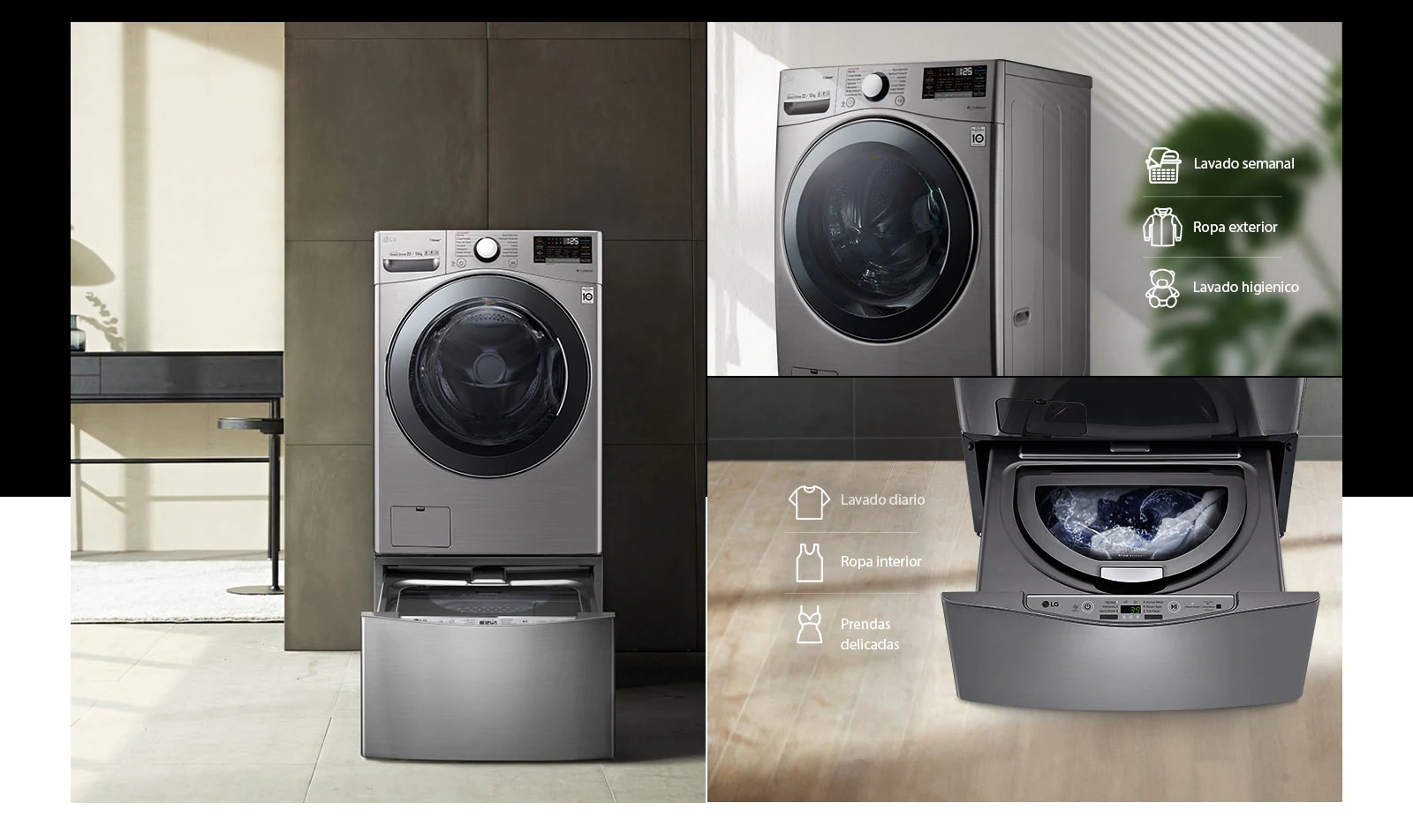 Compatible con LG TWINWash™ Mini