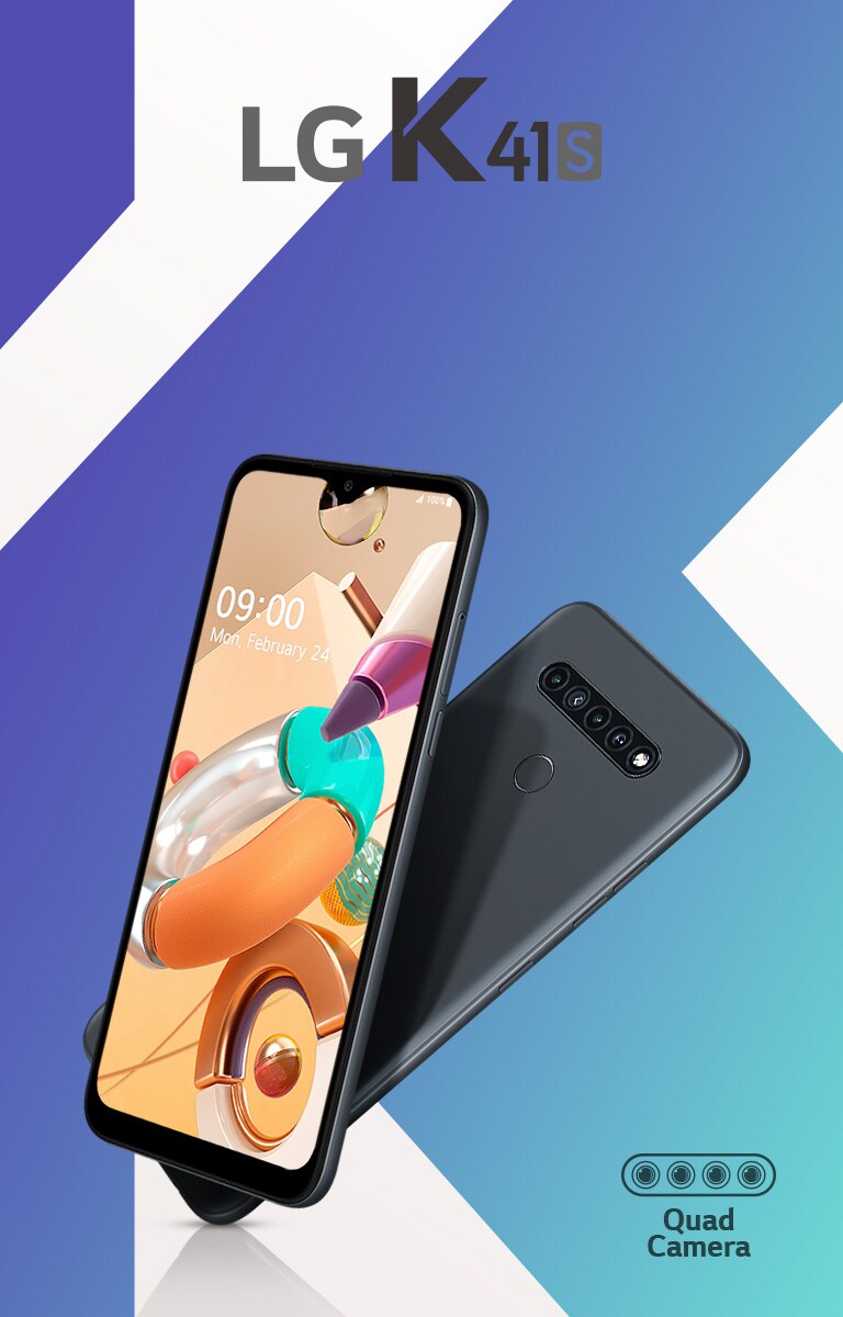 LG K41S con Pantalla FullVision de 6,55