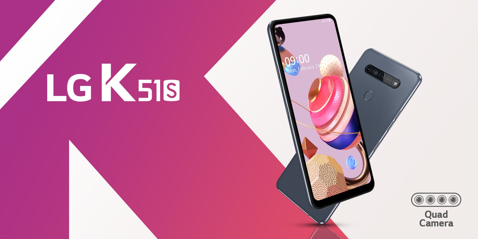 LG K51S con Pantalla FullVision de 6,55