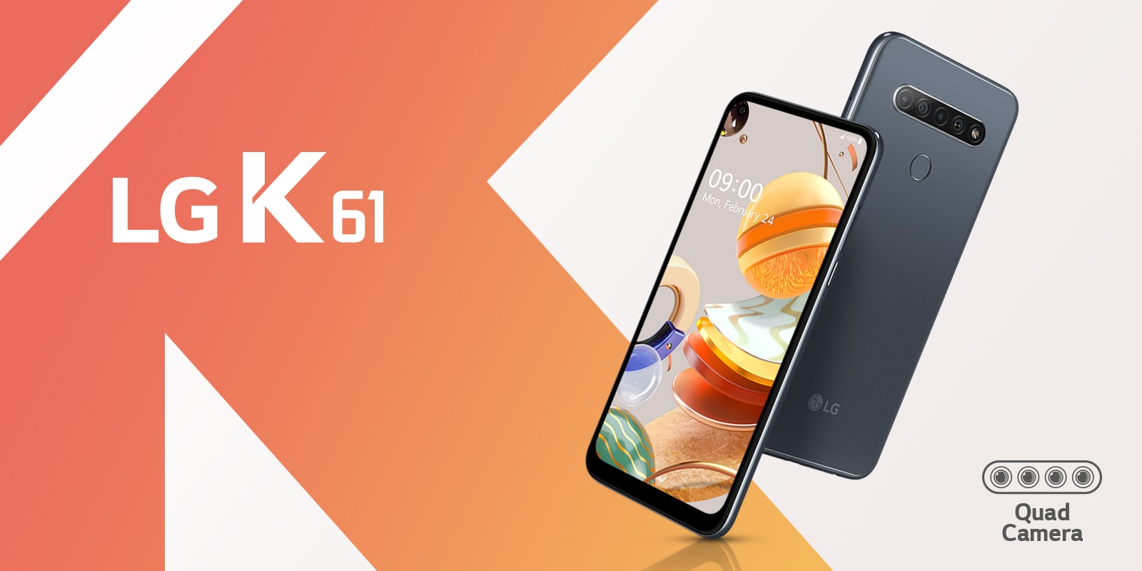 LG K61 con Pantalla FullVision de 6,53