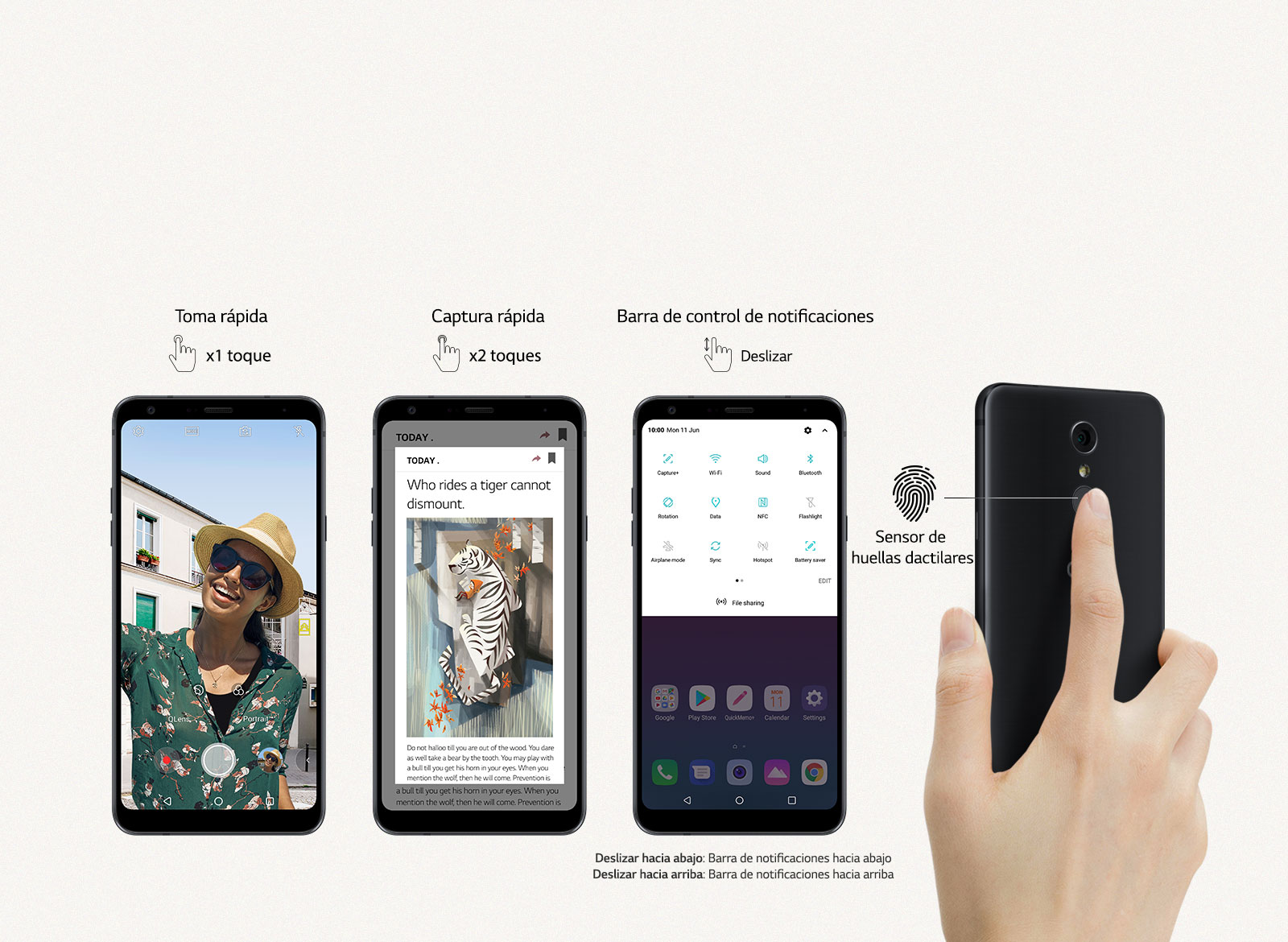 Botón trasero inteligente<br>1