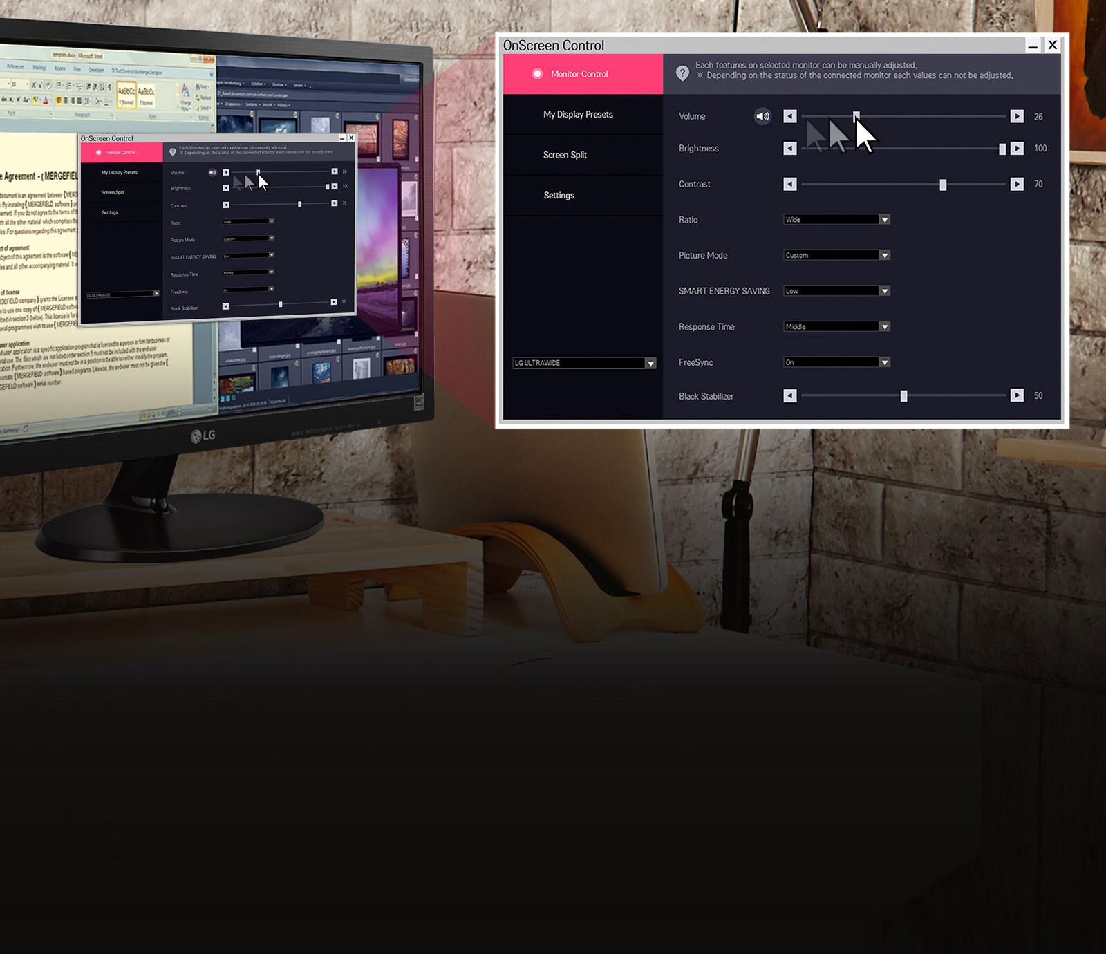 Preestablece opciones personalizadas con un solo click