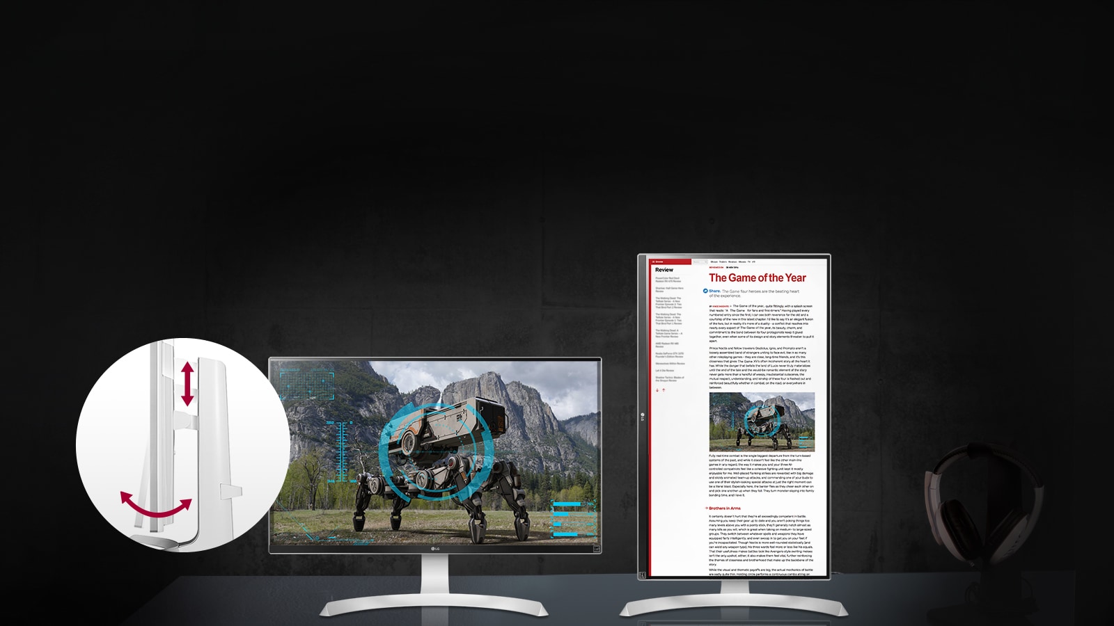 Altura, inclinación y ángulo ajustable<br>1