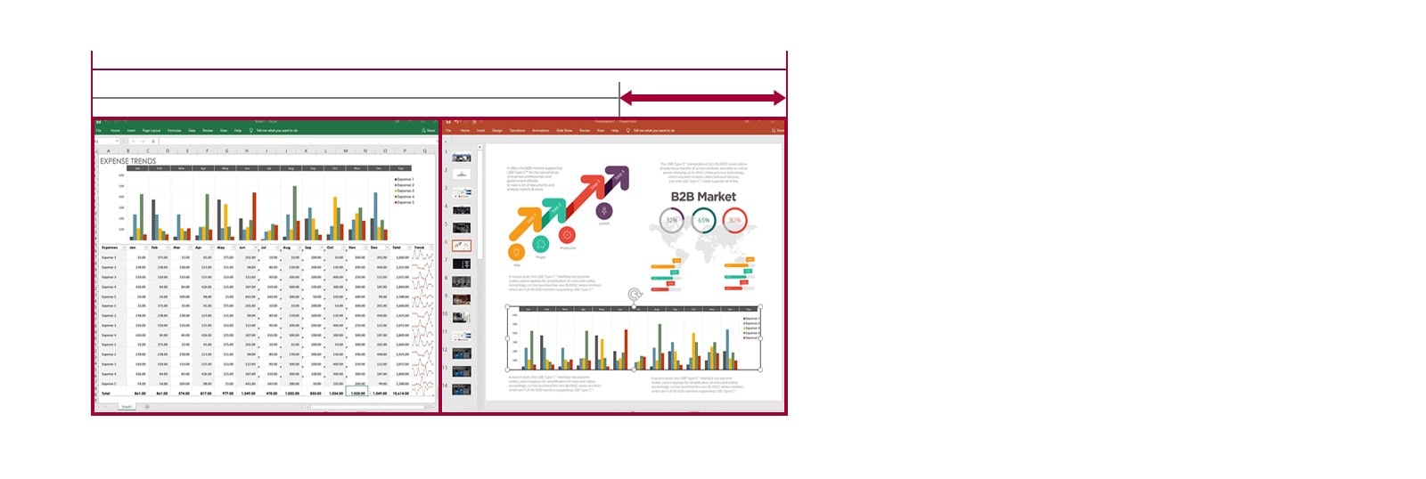 Empieza a ver de lado a lado