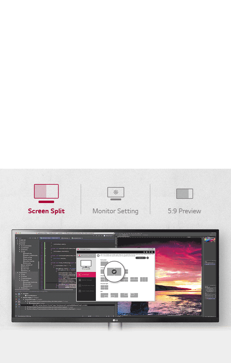 Control en pantalla<br>2