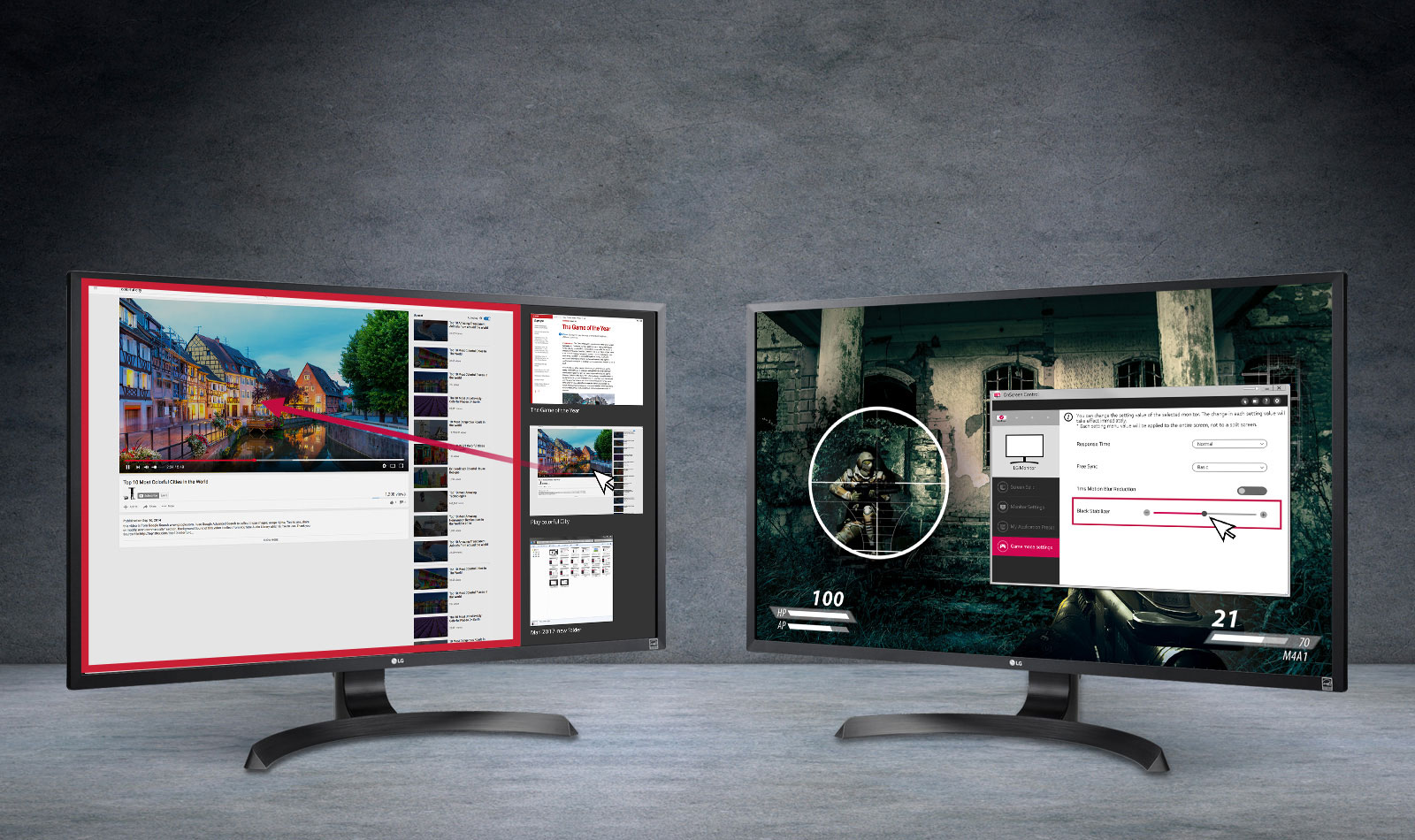 Control en pantalla<br>1
