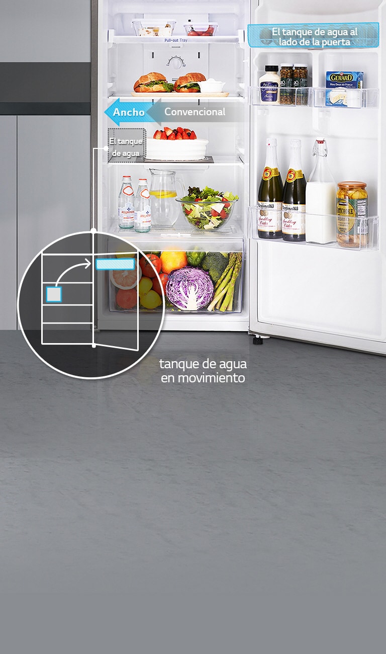 DISPENSADOR DE AGUA (QUE AHORRA ESPACIO)