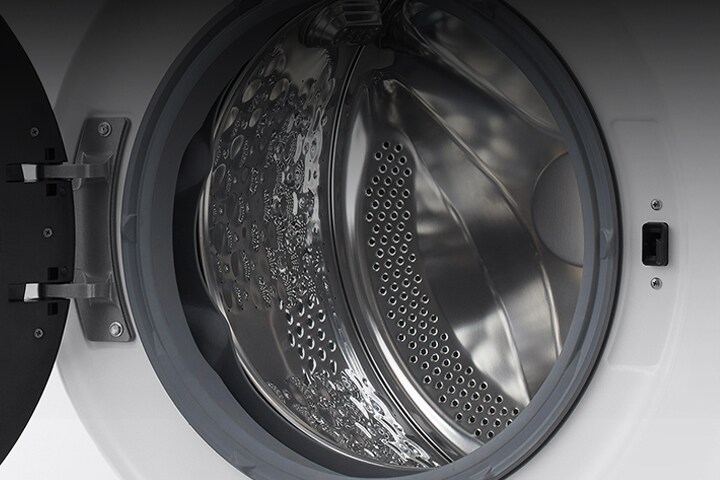 Muestra la imagen del interior de la lavadora