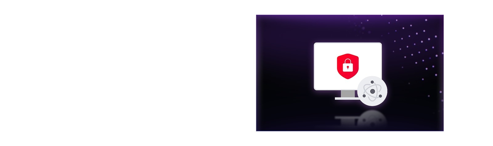 LG Mini RGB evo AI MRGB85 se destaca por sus Algoritmos criptográficos seguros, ilustrado con una pantalla protegida y un ícono de un escudo, donde la seguridad basada en el cifrado garantiza una transmisión de datos confiable y segura.