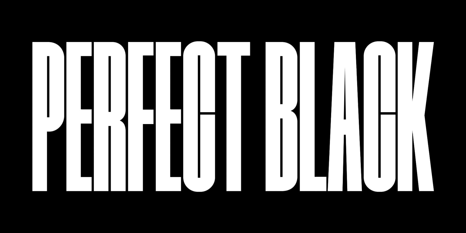 Las palabras "NEGROS PERFECTOS" en blanco sobre un fondo negro se desvanecen mientras aparece una imagen detallada de tres dragones negros con buen contraste.