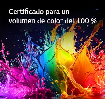 LG QNED evo AI Mini LED QNED80 con Dynamic QNED Color Pro llena la pantalla con ráfagas fluidas y vívidas de movimiento multicolor, similar a la pintura, con una vitalidad de color mejorada certificada para un volumen de color del 100&nbsp;%.