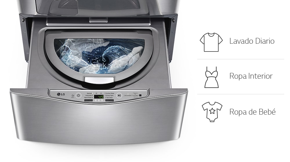 LG TWINWash™ Mini para las prendas pequeñas y delicadas