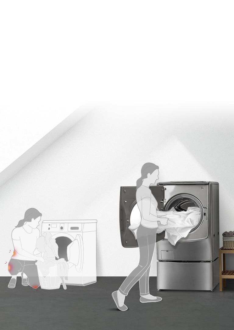 LG TWINWash con Diseño Ergonómico para mayor comodidad | LG Ecuador