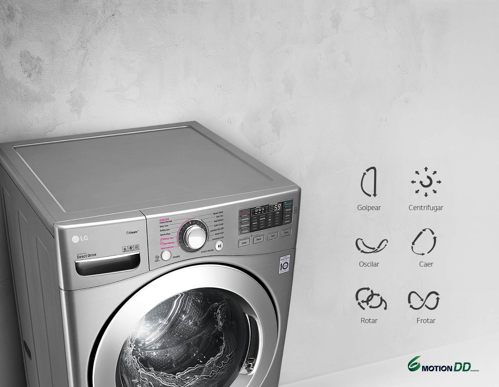 El lavado perfecto para cada tela con 6 Motion DD de LG TWINWash | LG Ecuador