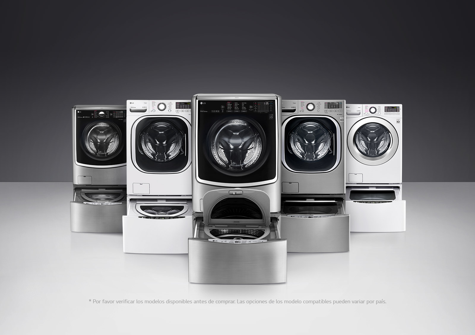 Compatible con una variedad de diseños colores y funciones. LG TWINWash | LG Ecuador