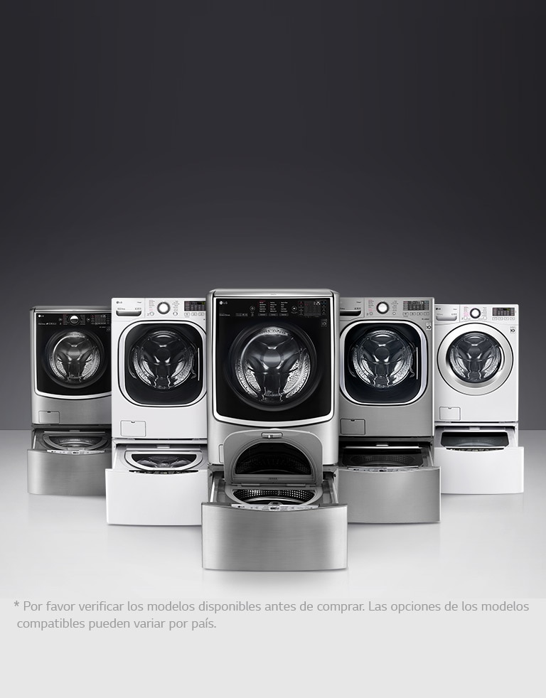 Compatible con una variedad de diseños colores y funciones. LG TWINWash | LG Ecuador