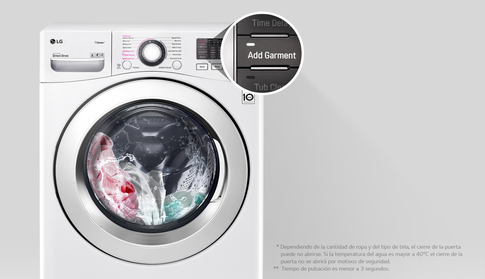 Añade artículos adicionales a la lavadora TWINWASH | LG Ecuador