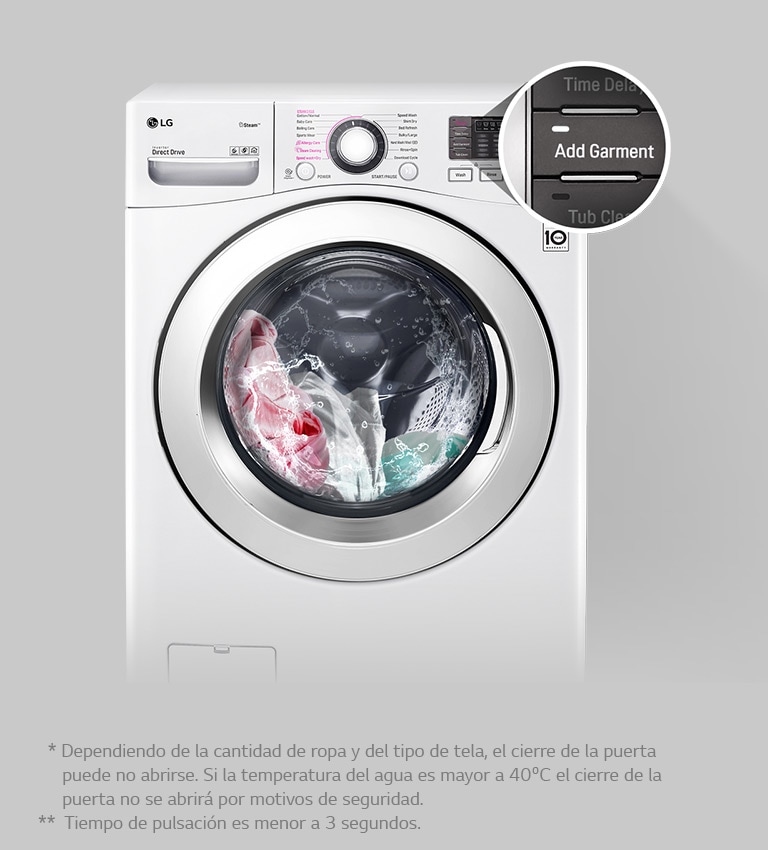 Añade artículos adicionales a la lavadora TWINWASH | LG Ecuador