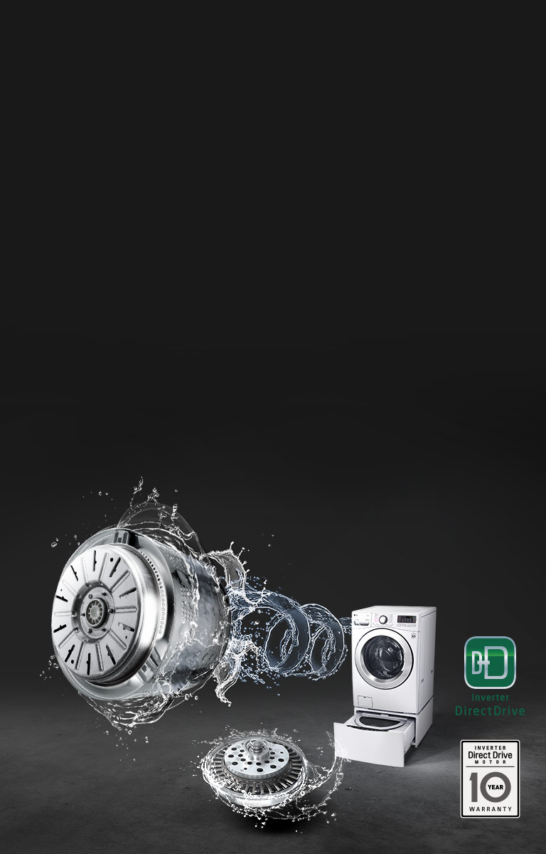 Menos vibraciones y rudios con Inverter Direct Drive de LG TWINWash | LG Ecuador