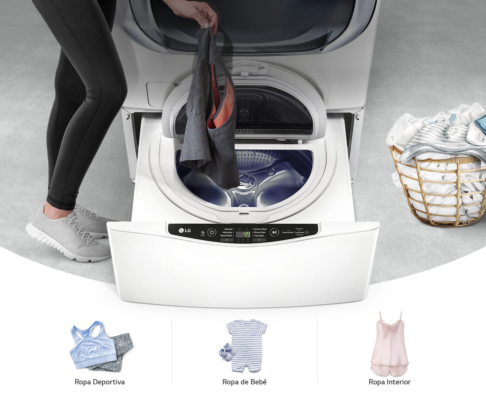 Lavara de Carga Superior LG TWINWash Mini | LG Ecuador